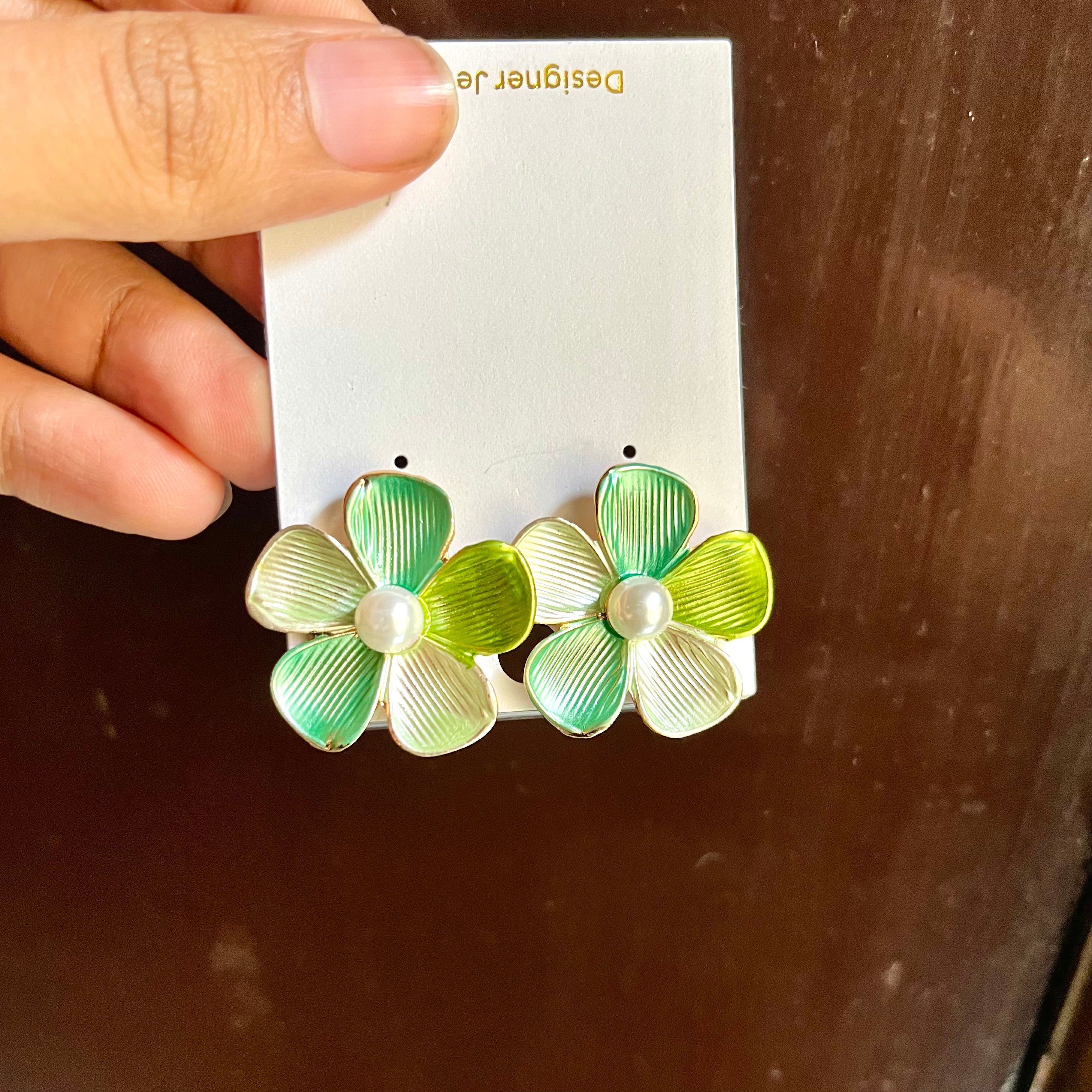 MERMAID FLORAL EARRINGS