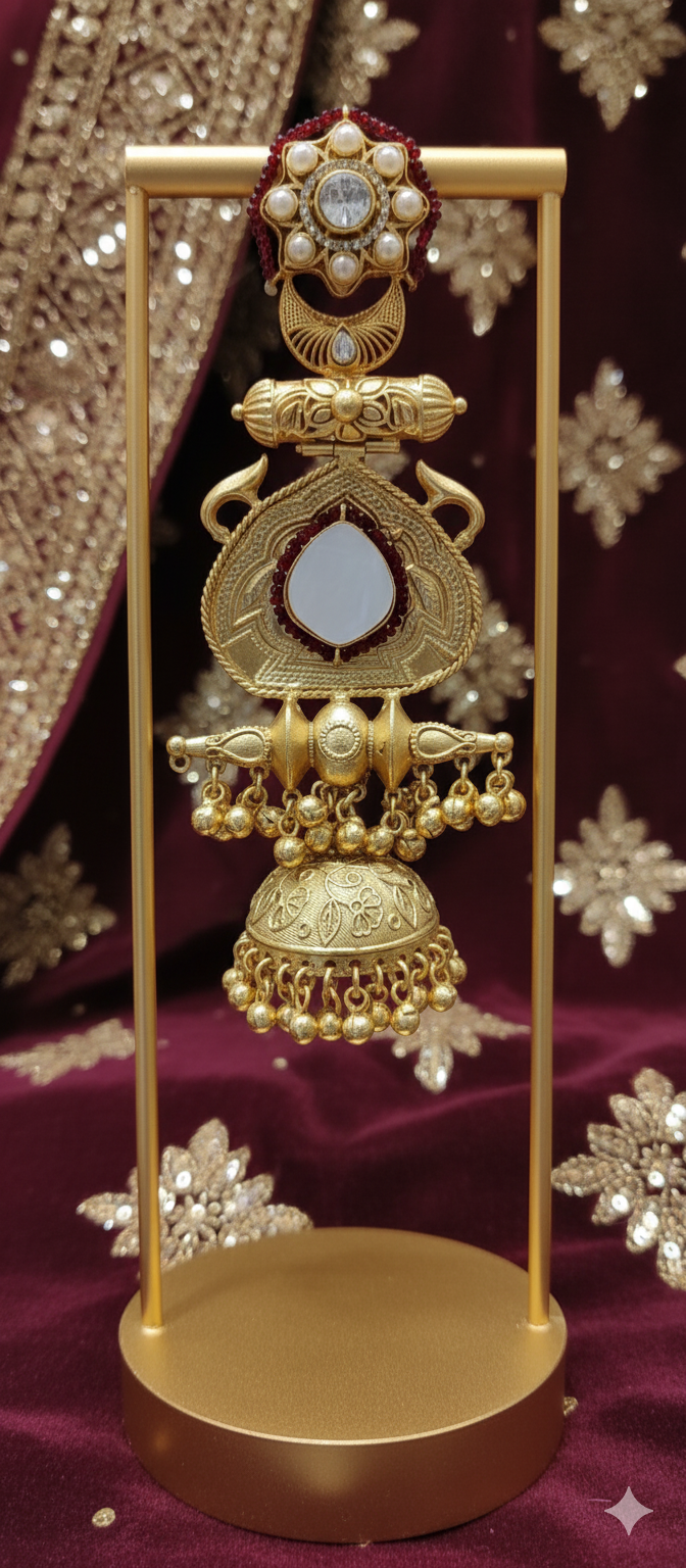 Amisha Jhumka-Mother of Pearl